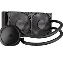 Corsair Nautilus 240 RS CPU dzesētājs - 240 mm AIO - zems trokšņa līmenis - tiešais pamatplates savienotājs - Intel LGA 1851/1700, AMD AM5/AM4 - iekļauts 2X RS120 ventilators - melns