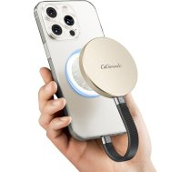 GiGimundo GQ20 Ultra-Slim Magnetic Portable SSD 512GB - Max 20Gbps ātrgaitas, kompakts, stilīgs USB-C ārējais disks Windows, Mac, Android - apaļš dizains, ātra failu pārsūtīšana