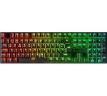 Oversteel - KOVAR bezvadu spēļu tastatūra ar RGB aizmugurējo apgaismojumu Mehāniskais slēdzis Outemu Red Anti-Ghosting Vācu izkārtojums PC/MAC/Android