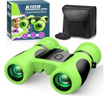 LetsGO toyz 2020 Binoklis bērniem, 8 x 21, Ziemassvētku dāvana un āra rotaļlieta, zaļš