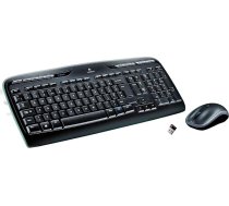 Logitech MK330 bezvadu tastatūras un peles komplekts, 2,4 GHz savienojums, izmantojot USB Unifying uztvērēju, 4 programmējami G-klaviatūras taustiņi, akumulatora darbības laiks no 12 līdz 24 mēnešiem, dators / klēpjdators, spāņu QWERTY izkār