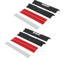 ASHATA radiators, galddatora datu uzglabāšanas dzesētājs, 2 gabali alumīnija radiators, galddatora plāns sloksnes datu uzglabāšanas bloks, DDR/DDR2/DDR3/DDR4 ierīcēm