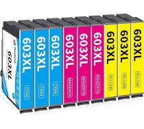 603XL kasetnes saderīgas ar Epson 603XL 603 XL Expression Home XP-2100 XP-2150 XP-3100 XP-3105 XP-3150 XP-4100 XP-4155 Workforce WF-2810 WF-2830 WF-2835 WF-2840 WF-2840 WF-285 0