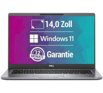Dell Latitude 7400 14 collu Full HD klēpjdators Intel Core i5-8365U@ līdz 4,1 GHz 16 GB 512 GB SSD ar Windows 11 Pro un BEZMAKSAS antivīrusu programmatūru HDMI Ietver 12 mēnešu garantiju (atjaunots)