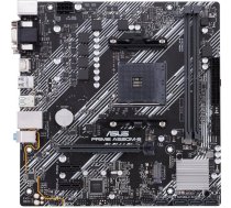 ASUS Prime A520M-E/CSM Mātesplate AMD Ryzen A520 AM4, Micro ATX, DDR4 Dual Channel, Atbalsta M.2, 4 SATA 6Gb/s, Ethernet Realtek 1GB, HDMI, DVI, D-Sub, PCIe 3.0, USB 3.2, Windows 10, Black