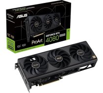 ASUS ProArt GeForce RTX 4080 Super OC Edition 16GB GDDR6X spēļu grafiskā karte (NVIDIA GeForce RTX4080 DLSS 3, PCIe 4.0, 1x HDMI 2.1a, 3x DisplayPort 1.4a, PROART-RTX4080S-O16G)