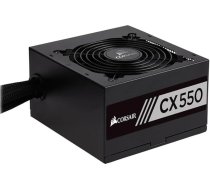Corsair CX550 80 Plus Bronze 80 Plus Bronze nemodulārais ATX barošanas bloks ar zemu trokšņa līmeni 550 W, melns