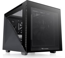 Thermaltake Divider 200 TG Black | Micro ATX PC korpuss | 3 x rūdīts 3 mm stikla sānu panelis | Black