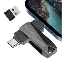 128 GB USB zibatmiņas karte iPhone/iPad/Android mobilajam tālrunim/Laptop/PC, USB zibatmiņas diska ārējā atmiņas karte, kurā var saglabāt vairāk fotoattēlu un video bez lietotnes
