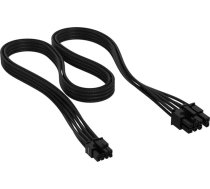 Corsair Premium 5. tipa PCIe PSU kabelis ar vienu apvalku - melns