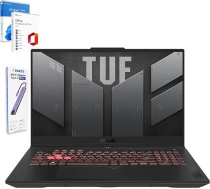 Asus TUF Gaming 17,3 collu FHD 144 Hz | Intel Core 5 210H | RTX 4050 6GB | 32GB RAM DDR5 | SSD 1000 Nvme | Win 11 | Laptop Gaming New | Itālijas RGB tastatūra | HDMI | Wi-Fi 6 | Bluetooth