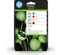 HP 950/951 multipakete (zila/sarkana/dzeltena/dzeltena/melna) Oriģinālās kasetnes HP Officejet Pro 276dw, 8600, 8610, 8620, 251dw, 8100 printeriem