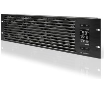 AC Infinity CLOUDPLATE T9 - 19 collu statīva ventilators 3U izplūdes gaisa plūsmai AV mājas kinozāles tīkla aprīkojuma dzesēšanai Servera IT aprīkojums