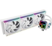 Thermalright Frozen Infinity 360 WHITE CPU ūdens dzesētājs, 360 Aio CPU dzesētājs, trīskāršs TL-M12W PWM ventilators, Infinity Mirror CPU dzesētājs, AMD/AM4/AM5, Intel LGA1851/1700/1150/1151/2011