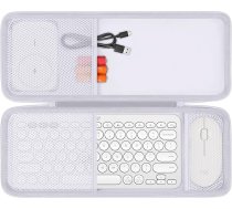 co2CREA cietais futrДЃlis Logitech K380 / Pebble Keys 2 K380s bezvadu Bluetooth tastatЕ«rai Pebble Mouse M350 / M350S Mouse Combo (tikai futrДЃlis, neietver Logitech Pebble 2 Combo), pelД“ks, moderns