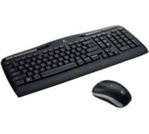 Logitech MK330 bezvadu tastatūras un peles komplekts, 2,4 GHz savienojums, izmantojot USB Unifying uztvērēju, 4 programmējami G-klaviatūras taustiņi, akumulatora darbības laiks no 12 līdz 24 mēnešiem, dators / klēpjdators, itāļu QWERTY izkār