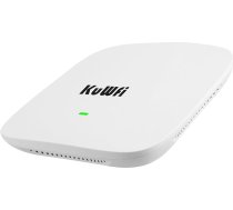 KuWFi Gigabit bezvadu piekļuves punkts, AX1800 WiFi 6 piekļuves punkts, biznesa Wi-Fi risinājums, 2 x 1G LAN porti, OFDMA, bezvadu viesabonēšana un MU-MIMO, mākoņpieeja un tīmekļa lietotāja interfeiss, 802.11ax, 48V PoE un 12V DC