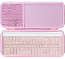 Cietā korpusa vāciņš Logitech MK470 Slim Combo tastatūras un peles komplektam (rozā krāsā)