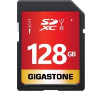 GIGASTONE 128GB SD karte UHS-I U1 Class 10 SDXC atmiņas karte Ātrdarbīga Full HD video Canon Sony Pentax Kodak Olympus Panasonic digitālā kamera