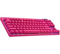 Logitech G PRO X TKL LIGHTSPEED kabellose Gaming-Tastatur - MAGENTA - US INT'L - TACTILE