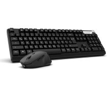 Bezvadu tastatūras un peles komplekts, uzlādējams, kluss, ar C tipa un USB uztvērēju - inca IWS-549U Bezvadu QWERTZ pilna izmēra tastatūra ar 106 taustiņiem un 1600 DPI, multivides, saderīga ar Windows