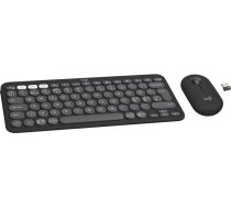 Logitech Pebble 2 Combo - skandināvu QWERTY izkārtojums, grafīts