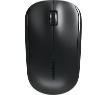 CHERRY MW 2200 Bezvadu klēpjdatora pele 2.4GHz Ambidextrous 1300 DPI Chrome Scroll Wheel ar pārnēsāšanas somu Ar akumulatoru darbināma, melna