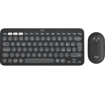 Logitech Pebble 2 Combo - itāļu QWERTY izkārtojums, grafīts
