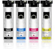 4 saderīgu printeru kasetņu komplekts Epson T944 T945 Workforce Pro WF-C5210DW WF-C5290DW WF-C5290DW WF-C5290DW BAM WF-C5710DWF WF-C5790DWF T 9451-9454 / T 9441-9445 / C13T945 aizvietošanai.