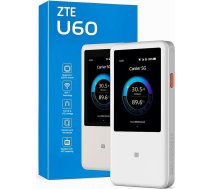 ZTE U60 Mobile Hotspot Router 5G WIFI - Balts Frekvenču joslas: 5G: n1/ n3/ n7/ n8/ n20/ n28/ n38 PC3 n40/ n77/ n78 PC2 4G: FDD-LTE: B1/ B2/ B3/ B4/ B7/ B8/ B20 / / / B28 PC3 TDD-LTE: B38/ B40/ B42/ B43