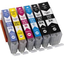 Canon PGI-580 XXL CLI-581 XXL ar mikroshēmu, kas saderīgs ar Pixma TS6150 TS6151 TR7550 TR8550 TS8150 TS8151 TS8152 TS9150 TS9155