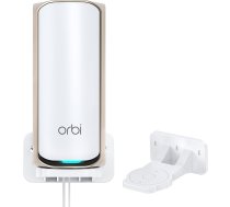 XLTTYWL Orbi WiFi 7 sienas stiprinājums, ABS stiprinājums optimālai vietas izmantošanai, saderīgs ar Orbi 360/370/870/970 un Allen Netgear Nighthawk WiFi 7 maršrutētājiem (balts, 1 iepakojums)