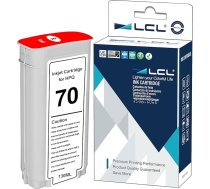 LCL saderīga tintes kasetne 70 C9456A 135ML ar augstu ražību (sarkana), kas paredzēta HP Designjet Z2100 Z3100 Z3100PS Z3100PS Z3200 Z3200PS Z3200PS Z5200 Z5400