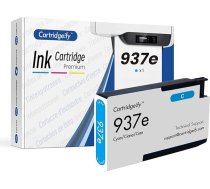 937e 1 Cyan Savietojams ar HP 937e, priekš OfficeJet Pro 9720e, 9730e, 9120, 9120e, 9122e, 9125e, 9126, 9128, 9129e, 9130e, 9132e, 9110b, 9120b, 9130b, 9133