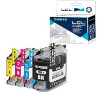 LCL(TM) LC227XL LC225XL LC227 LC225 LC227XLBK LC225XLC LC225XLM LC225XLM LC225XLY (4-Pack Black Cyan Magenta Yellow) tintes kasetne, kas saderīga ar Brother MFC-J4420DW/J4620DW/J4625DW DCP-J4120DW