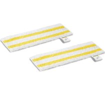 Kärcher Universal EasyFix grīdas lupatu komplekts, 2 absorbējošas grīdas lupatas, izgatavotas no augstas kvalitātes smalkām šķiedrām, viegli piestiprināmas pateicoties sistēmai. Orijinālie piederumi EasyFix tvaika tīrītāja grīdas uzgalim.