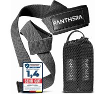 Panthera® pacelšanas siksnas spēka treniņiem un fitnesa pacelšanas palīglīdzekļiem Kultūrisms Polsterētas pacelšanas siksnas 60 cm garums Sporta zāles aprīkojuma piederumi Suspenderi Plaukstas atbalsts Piekaramie āķi Piederumi