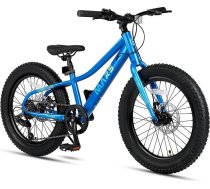 Glerc Mars 20 24 collu kalnu velosipēds bērniem vecumā no 6 līdz 12 gadiem, 6 ātrumu Shimano pārnesumi, disku bremzes