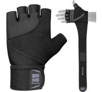 Stealth Sports Fitness cimdi, svarcelšanas cimdi, elpojoši, neslīdoši treniņu cimdi ar plaukstas atbalstu, vīriešiem un sievietēm, svarcelšanas cimdi, sporta zāle, riteņbraukšana, kultūrisms