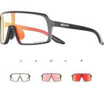SCVCN velosipēdu brilles, paštonējošas vīriešiem un sievietēm, fotochromatiskas sporta saulesbrilles, caurspīdīgas ceļu velosipēdu brilles, TR90 rāmis, ātrs velosipēds, MTB velosipēdu brilles ar UV400 aizsardzību, sporta brilles