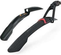 SKS Shockblade Dark/Nightblade dubļu sargu komplekts ar USB aizmugurējo lukturi 27,5 collas / 29 collas