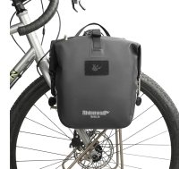 Rhinowalk velosoma 12L ūdensizturīga velosoma motocikla soma mugursoma plecu soma klēpjdatora soma ceļojuma soma profesionāli velosipēdu piederumi melna (1 gabals)