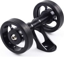 ACEOFFIX easywheel Easy Bike Ultralight dubultie riteņi ar dubultiem dubļusargiem Brompton velosipēda aizmugurējam riteņam Velosipēda aksesuāri Melna krāsa
