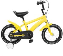 14 collu bērnu velosipēds 3–6 gadus veciem zēniem un meitenēm, uzlabots augstas oglekļa satura velosipēds bērniem, bērnu velosipēds ar regulējamu augstumu un palīgritentiņiem, lai apgūtu braukšanu ārā