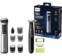 Philips Multigroom Series 9000 12-in-1 matu veidošanas komplekts, ieskaitot OneBlade sejai, matiem un ķermenim (modelis MG9710/90)
