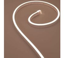 JOYLIT 24 V neona LED lente 5 m 3000 K silti balta lietošanai ārpus telpām 6 x 12 mm elastīga neona balta LED lente IP67 ūdensizturīga, CRI 90+, ļoti spilgta LED lente virtuvei, terasei (bez barošanas avota)