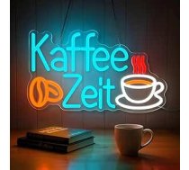 Kafijas laika neona zīme, kafejnīcas laika neona zīme, LED gaismas zīme, piekarināmā zīme, USB vadāma ar dimmable slēdzi veikaliem, kafejnīcām, kafejnīcām, kafijas stūrīšiem, kafijas stacijām, kafijas bāriem (Coffee Time)