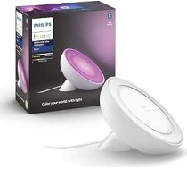 Philips Hue White and Colour Ambiance Bloom LED galda lampa, melna, ar iespēju aptumšot, 16 miljoni krāsu, ar lietotnes vadību, saderīga ar Amazon Alexa (Echo, Echo Dot)
