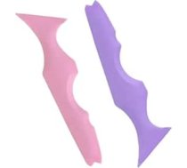 2 x silikona acu zīmulis Eyeliner Stencils Skropstu tušas aplikators Lūpu krāsa Make Up rīks Daudzfunkcionāla palīdzība Viegli lietot