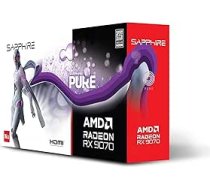 Sapphire Pure Radeon RX 9070 AMD 16 GB GDDR6 Grafiskā karte 16.384 MB SAPPHIRE PURE OC GB Grafiskā karte Kategorija: Spēļu augstas klases grafikas Ģimene: Modelis: RADEON Grafiskās atmiņas izmērs: Interfeiss Grafiskā karte:
